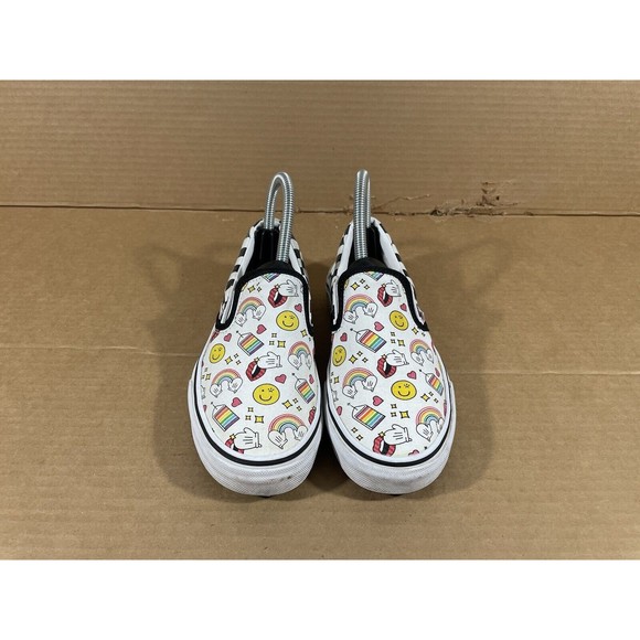 Vans OTW Flour Shop Rainbow Icons Emoticon Checkered - 721278 - Women’s Size 6.5 - Picture 3 of 10